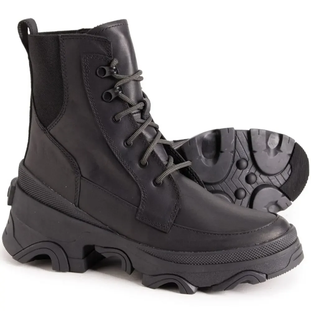 Sorel Brex Lace Up Black Waterproof Boots - Picture 7 of 7